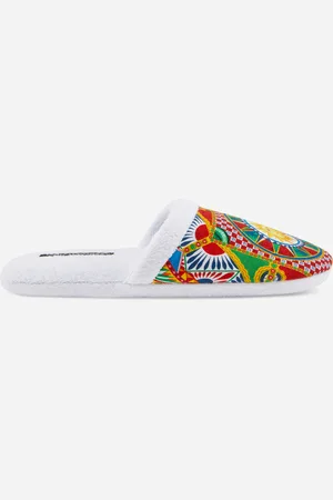 Dolce & Gabbana Cotton Terry Slippers