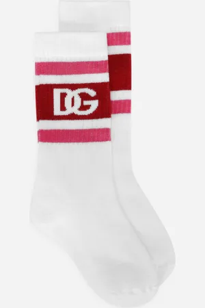 Dolce & Gabbana Strümpfe aus elastischem Strick DG-Logo