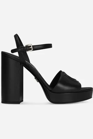 Dolce & Gabbana Plateau-Sandalette aus Kalbsleder