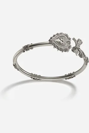 Dolce & Gabbana Devotion bracelet in white gold with diamonds