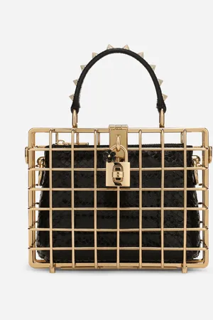 Dolce & Gabbana Dolce Box bag in metal and ayers