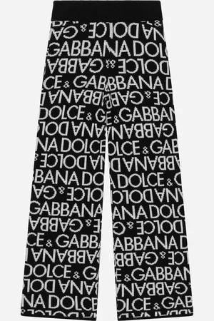 Dolce & Gabbana Strickhose mit DG-Jacquardlogo allover