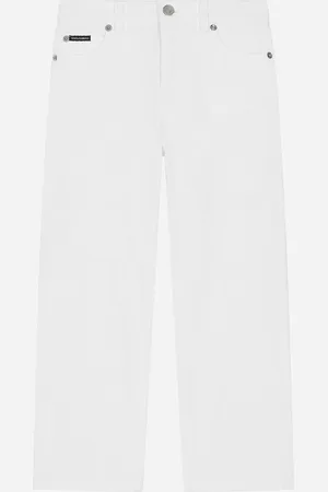 Dolce & Gabbana 5-Pocket-Hose aus Denim mit Rissen