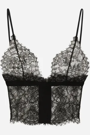 Dolce & Gabbana Triangle lace bralette