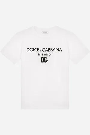 Dolce & Gabbana T-Shirt aus Jersey DG-Stickerei