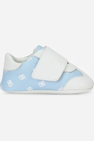Dolce & Gabbana Sneaker Newborn aus Nappaleder DG-Logoprint