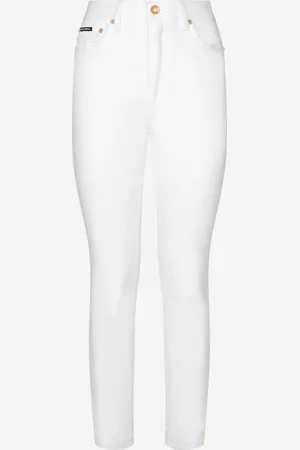 Dolce & Gabbana Jeans Audrey aus weißem Denim