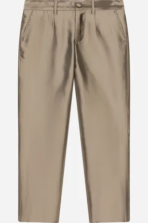 Dolce & Gabbana Klassische Hose aus Mikadoseide