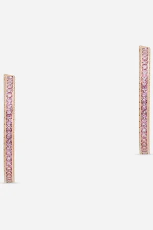 Dolce & Gabbana Ohrringe Anna aus Rotgold 18 kt mit rosa Saphiren