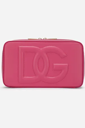 Dolce & Gabbana Kleine Camera Bag aus Kalbsleder mit Logo