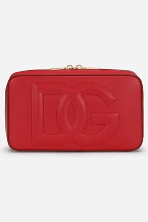 Dolce & Gabbana Kleine Camera Bag DG Logo Bag aus Kalbsleder