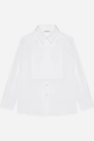 Dolce & Gabbana Poplin shirt with shirt-front detail