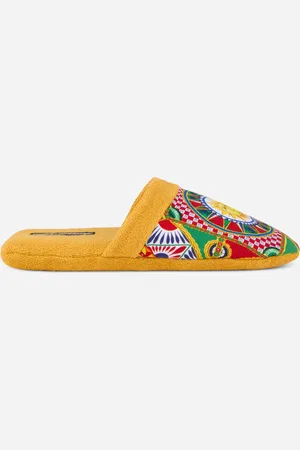 Dolce & Gabbana Cotton Terry Slippers