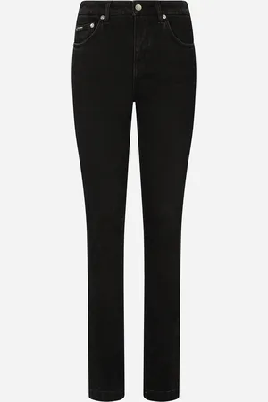 Dolce & Gabbana Girly-Jeans aus gewaschenem Denim