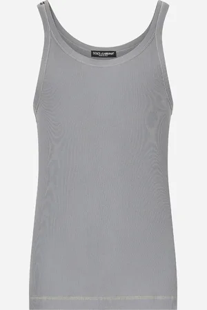Dolce & Gabbana Geripptes Tanktop aus Baumwolle