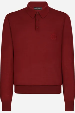 Dolce & Gabbana Poloshirt aus Kaschmir DG-Logostickerei