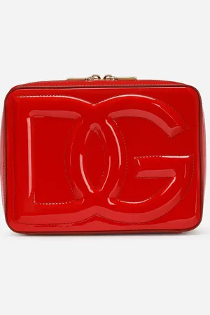 Dolce & Gabbana Mittelgroße Camera Bag aus Lackleder