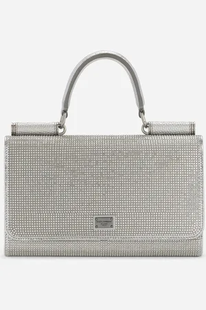Dolce & Gabbana Handytasche aus Satin und Thermostrass