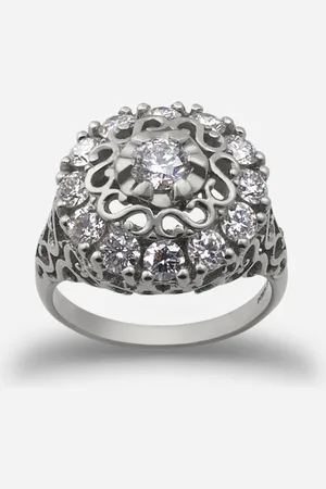 Dolce & Gabbana Sicily ring in white gold with diamonds