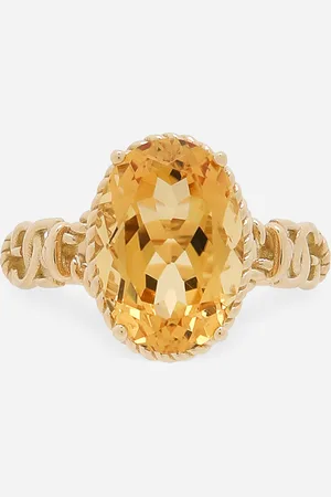 Dolce & Gabbana Ring Anna aus Gelbgold 18 kt mit Zitrin