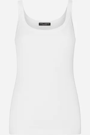 Dolce & Gabbana Geripptes Tanktop aus Baumwolle