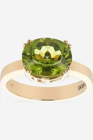 Dolce & Gabbana Ring Anna aus Gelbgold 18 kt mit Peridoten