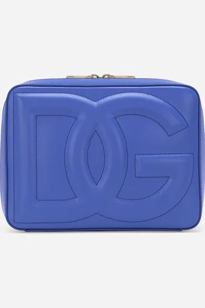 Dolce & Gabbana Mittelgroße Camera Bag DG Logo Bag aus Kalbsleder