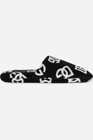 Dolce & Gabbana Jacquard Cotton Terry Slippers
