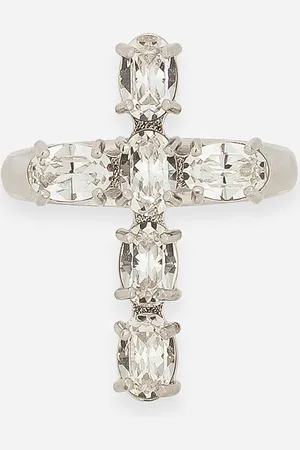 Dolce & Gabbana Ring mit Kreuz aus Strass