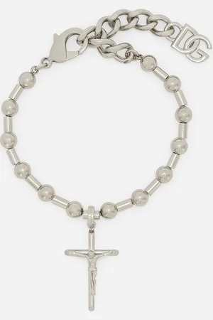 Dolce & Gabbana Armband Kugeln mit Kreuz „DNA“