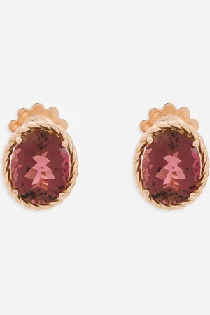 Dolce & Gabbana Ohrringe Anna aus Rotgold 18 kt mit Turmalinen