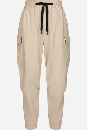 Dolce & Gabbana Cargohose aus Baumwollstretch mit Plakette
