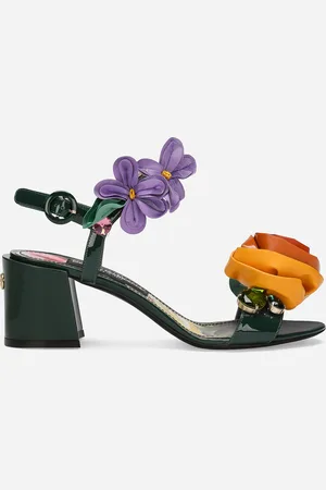 Dolce & Gabbana Sandalette aus Lackleder