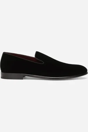 Dolce & Gabbana Samt-slipper