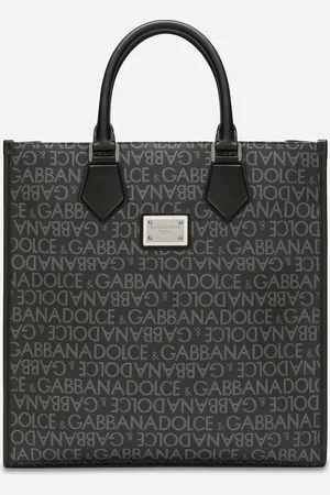 Dolce & Gabbana Mittelgroßer Shopper aus beschichtetem Jacquard