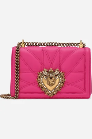 Dolce & Gabbana Mittelgroße Tasche Devotion aus Matelassé-Nappaleder