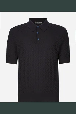 Dolce & Gabbana Poloshirt aus Seide mit kurzem Arm