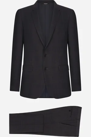 Dolce & Gabbana Einreihiger Anzug Martini Glencheck