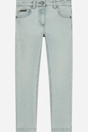 Dolce & Gabbana 5-Pocket-Jeans aus behandeltem Denim