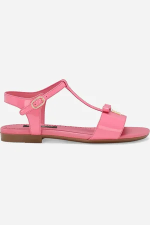 Dolce & Gabbana Sandale aus Lackleder