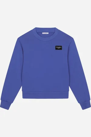 Dolce & Gabbana Round-neck jersey with logo tag