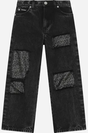 Dolce & Gabbana 5-Pocket-Jeans mit Innenseite aus Seidentwill