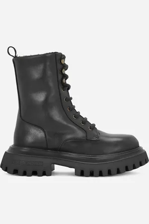 Dolce & Gabbana Stiefelette Hi Trekking aus Vintage-Leder