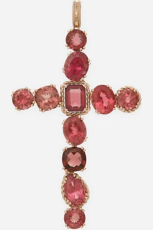 Dolce & Gabbana Anhänger Anna aus Rotgold 18 kt mit Turmalinen