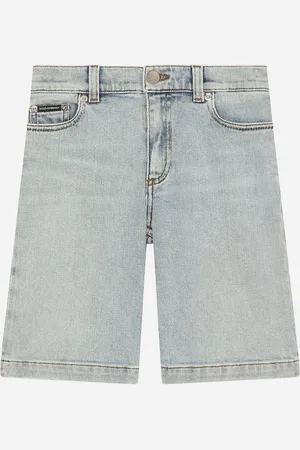 Dolce & Gabbana 5-Pocket-Bermudas aus Denim DG-Logo
