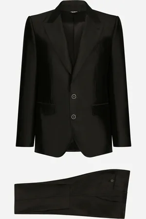 Dolce & Gabbana Einreihiger Anzug Sicilia aus Shantung-Seide