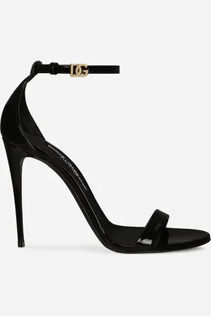 Dolce & Gabbana Sandale aus Lackleder