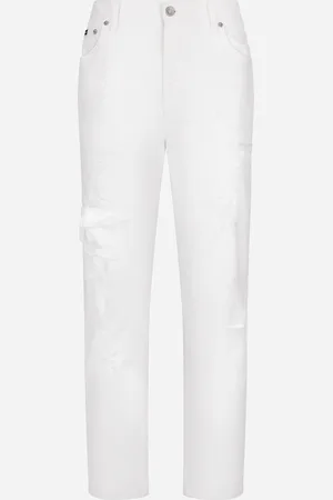 Dolce & Gabbana Jeans aus Baumwolldenim mit Rissen