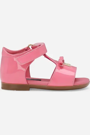 Dolce & Gabbana Sandale aus Lackleder