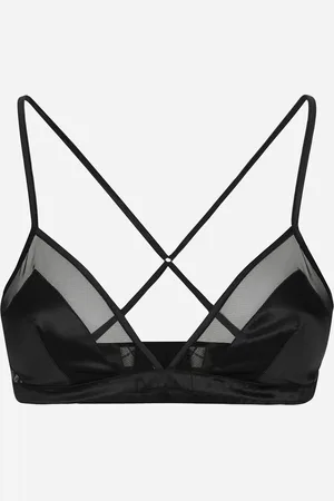 Dolce & Gabbana Soft-Cup-Triangel-BH aus Satin und Tüll